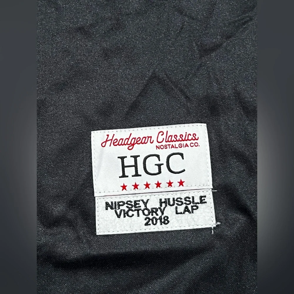 Headgear Classics Boogie‎ Nipsey hussle basketball jersey black checkered 3XL